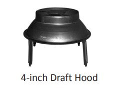 100141377 Lochinvar 4 Inch Draft Flue Hood for Heater Old #DRH1021