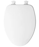 Bemis/Church 585EC-000 (1500EC) Elongated Easy Clean Closed Front Wood Toilet Seat White