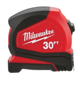Milwaukee 48-22-6630  30 ft Compact Tape Measure 