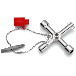 Knipex (00 11 03) Universal Control Cabinet Key, all standard cabinets and shut-off systems