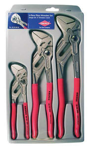 Knipex (00 20 06 US2) 3 Pc Pliers Wrench Set (7 in, 10 in, & 12 in)