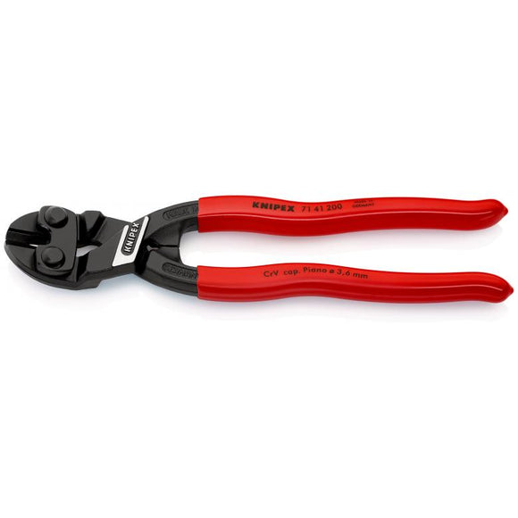 Knipex (71 41 200) Cobalt Compact Bolt Cutters With Notched Blade 20