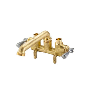 Gerber G0049531 Classics Two Handle Clamp On Laundry Faucet With Direct Sweat Connections -Threaded Spout Rough Brass 2.2 GPM