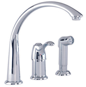 Gerber G0040103 Allerton One Handle High Arc With Spray Kitchen Faucet Chrome 2.2 GPM With 1.75 GPM Aerator
