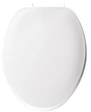 Bemis/Church 170TL-000 Elongated Economy Closed Front With Cover  Plastic Toilet Seat White