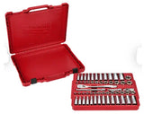 Milwaukee 48-22-9008  3/8 Inch Drive 56 Piece Ratchet & Socket Set (SAE & Metric)