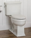 Bemis/Church 200E4-000 (300E4-000) Affinity Round Whisper Close Plastic Toilet Seat With Precision Fit White