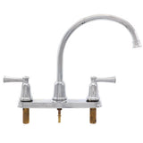 CFG CA41613 Capstone Two Lever Handle High Arc With Side Spray Kitchen Faucet Chrome 2 GPM