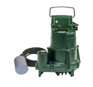 Zoeller BN98 (98-0005) Cast Iron Submersible Sump Pump w/ Tether Float Switch, 1/2 HP